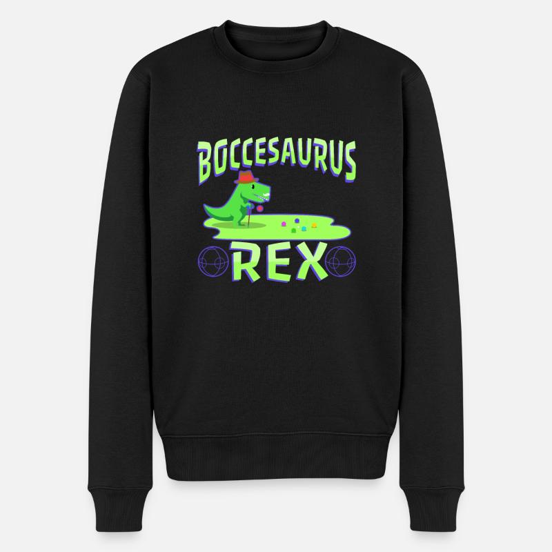 Boccesaurus Rex - Pull Premium bio Homme - noir