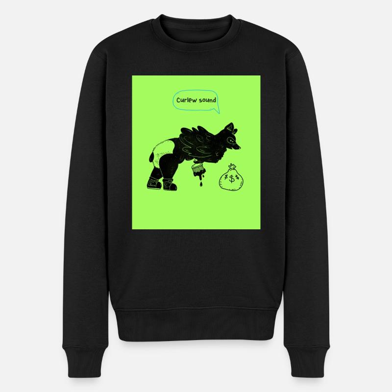 SON DU COURLIS - Pull Premium bio Homme - noir