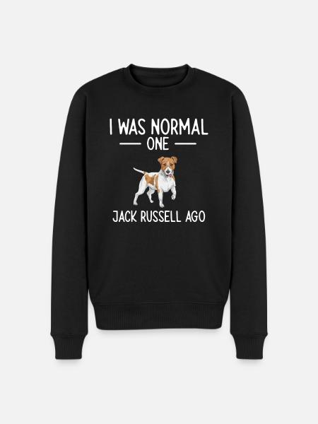 Jack Russell Terrier - Men's Premium Organic Jumper - black