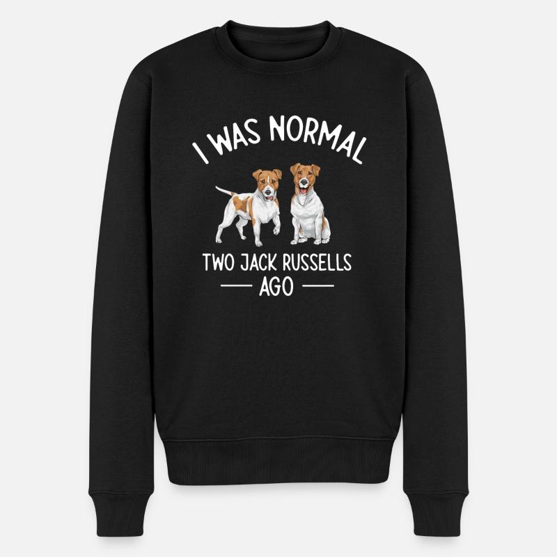 Jack Russell Terrier - Pull Premium bio Homme - noir