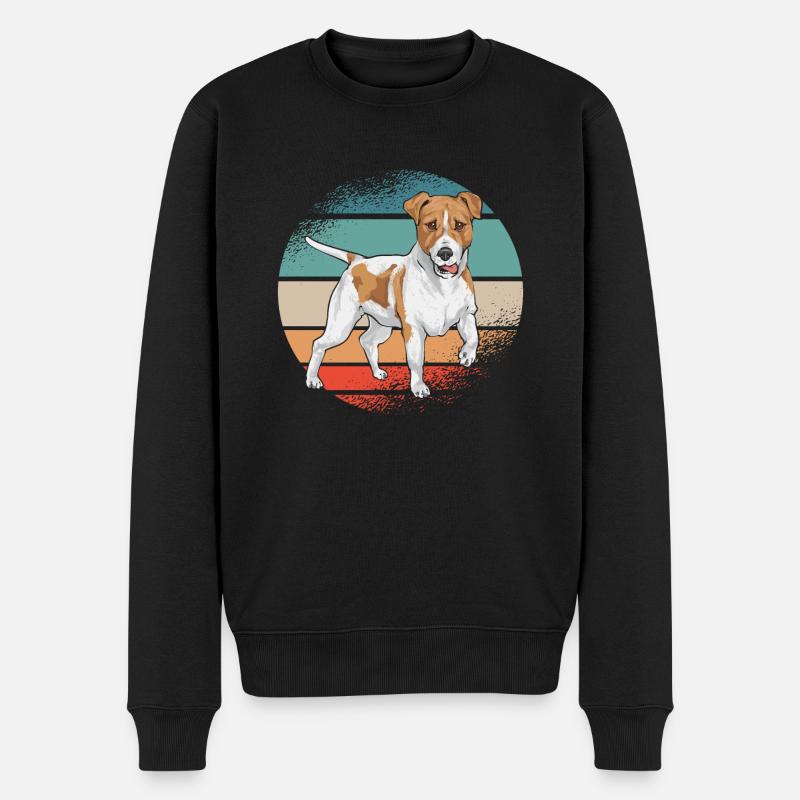 Jack Russell Terrier - Pull Premium bio Homme - noir