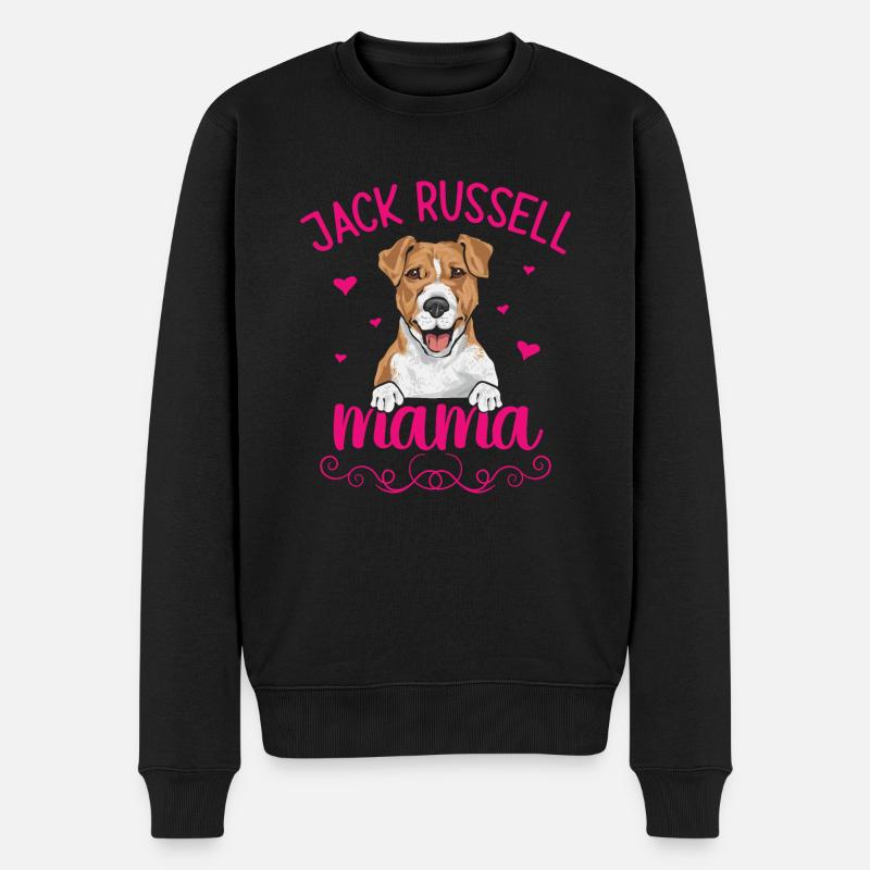 Jack Russell Terrier - Pull Premium bio Homme - noir