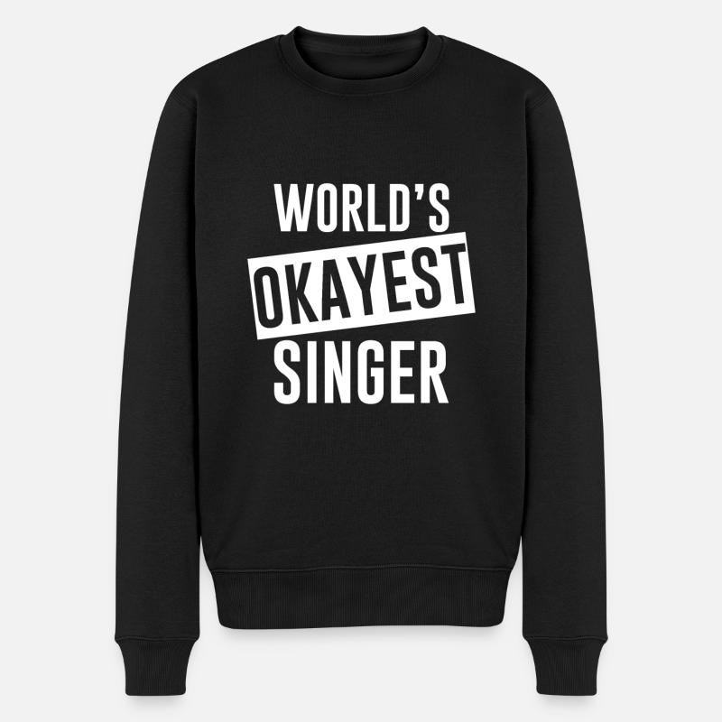 World’s Okest Singer - Pull Premium bio Homme - noir