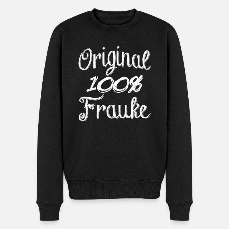 Original 100% Frauke - Pull Premium bio Homme - noir