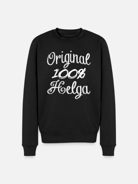 Original 100% Helga - Men's Premium Organic Jumper - black