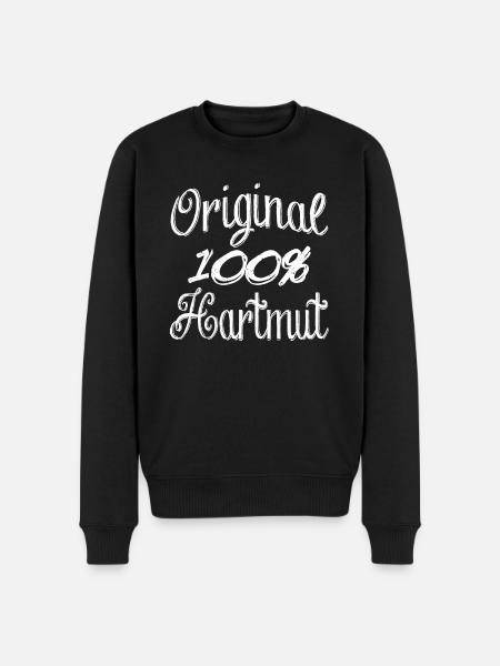 Original 100% Hartmut - Men's Premium Organic Jumper - black