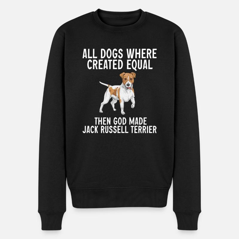 Jack Russell Terrier - Pull Premium bio Homme - noir