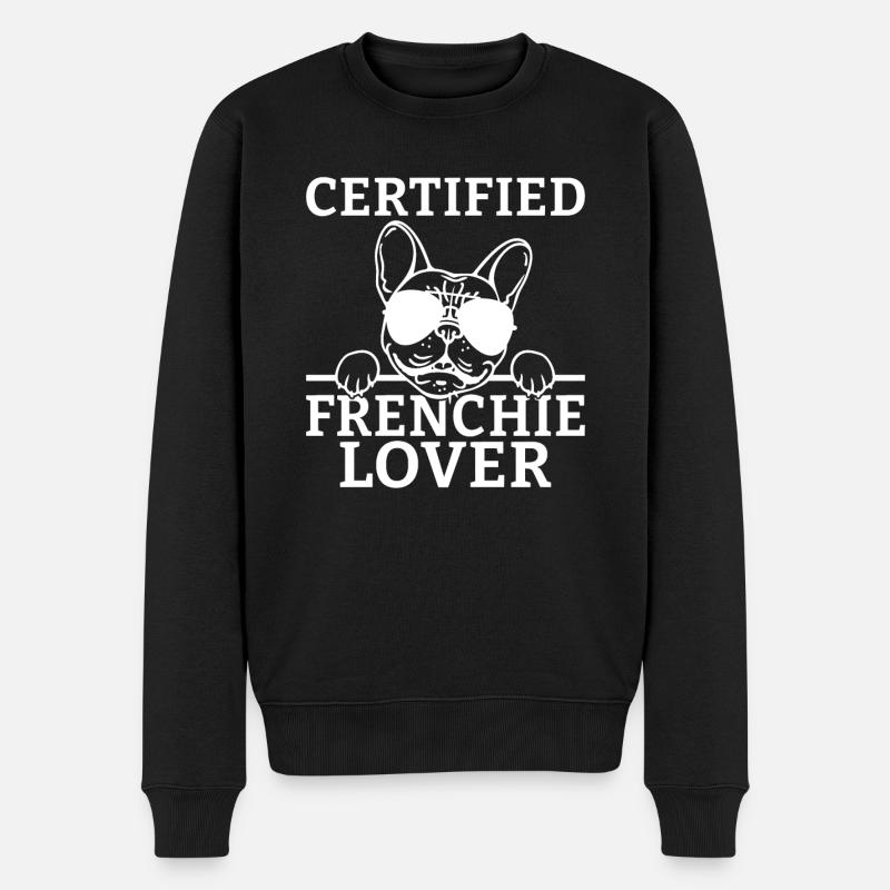 Cadeaux bouledogue français - Pull Premium bio Homme - noir