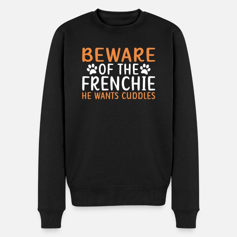 Cadeaux bouledogue français - Pull Premium bio Homme - noir