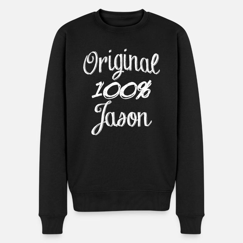 Original 100% Jason - Pull Premium bio Homme - noir