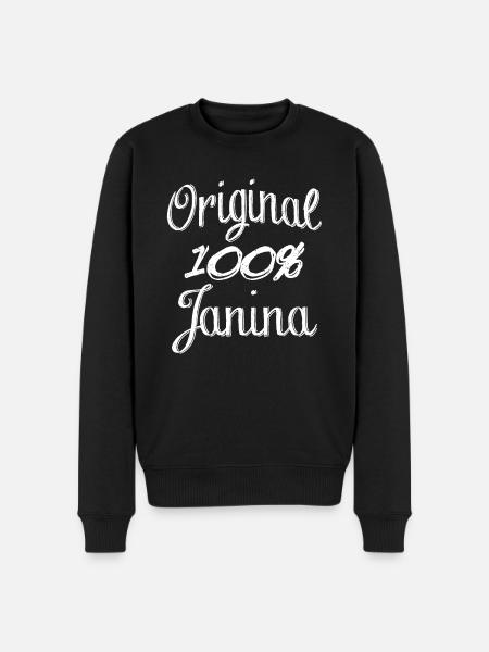 Original 100% Janina - Pull Premium bio Homme - noir
