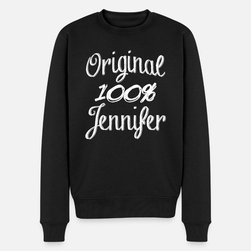 Original 100% Jennifer - Pull Premium bio Homme - noir