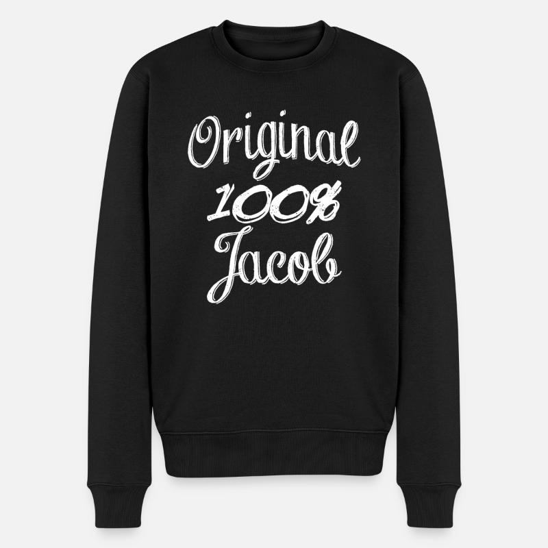 Original 100% Jacob - Pull Premium bio Homme - noir