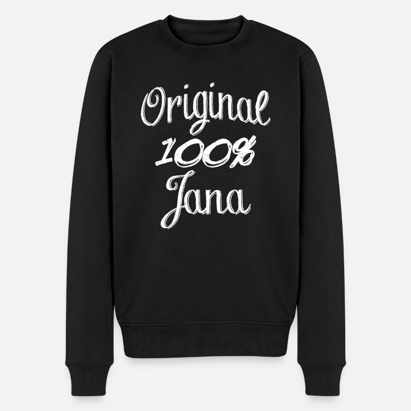 Original 100% Jana - Pull Premium bio Homme - noir