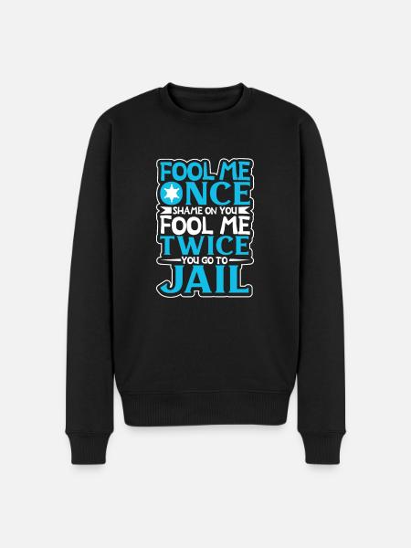 Police Cop Officer Police Office - Men's Premium Organic Jumper - black