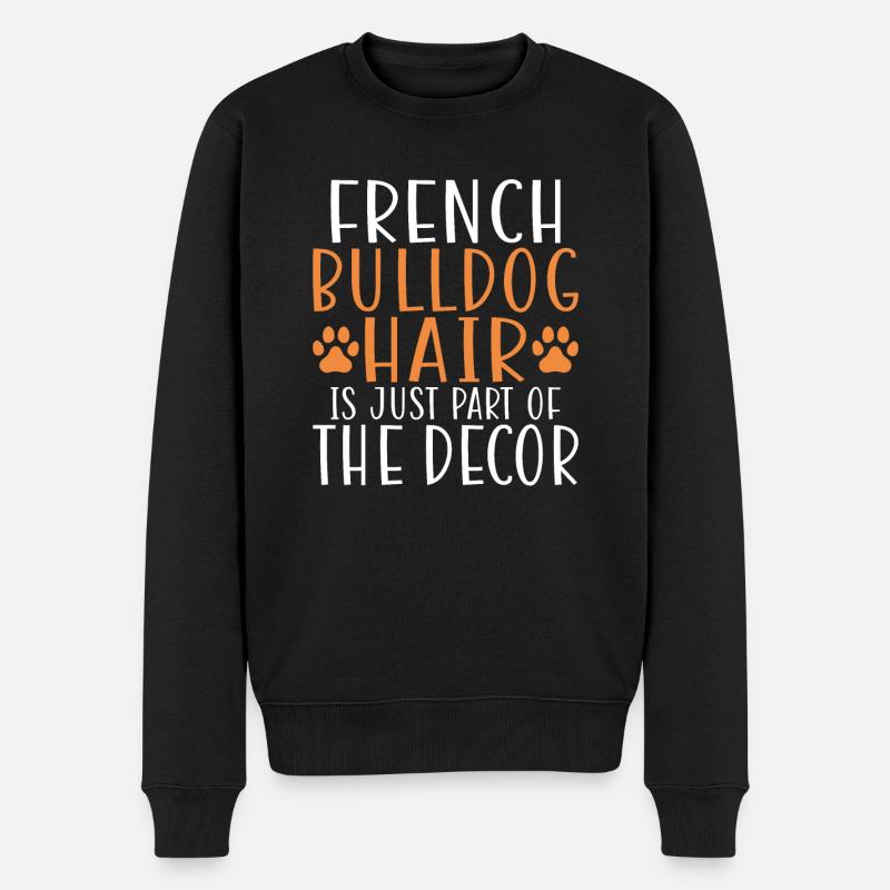 Cadeaux de bouledogue français - Pull Premium bio Homme - noir