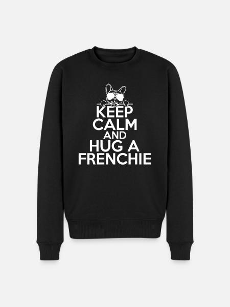 Cadeaux de bouledogue français - Pull Premium bio Homme - noir