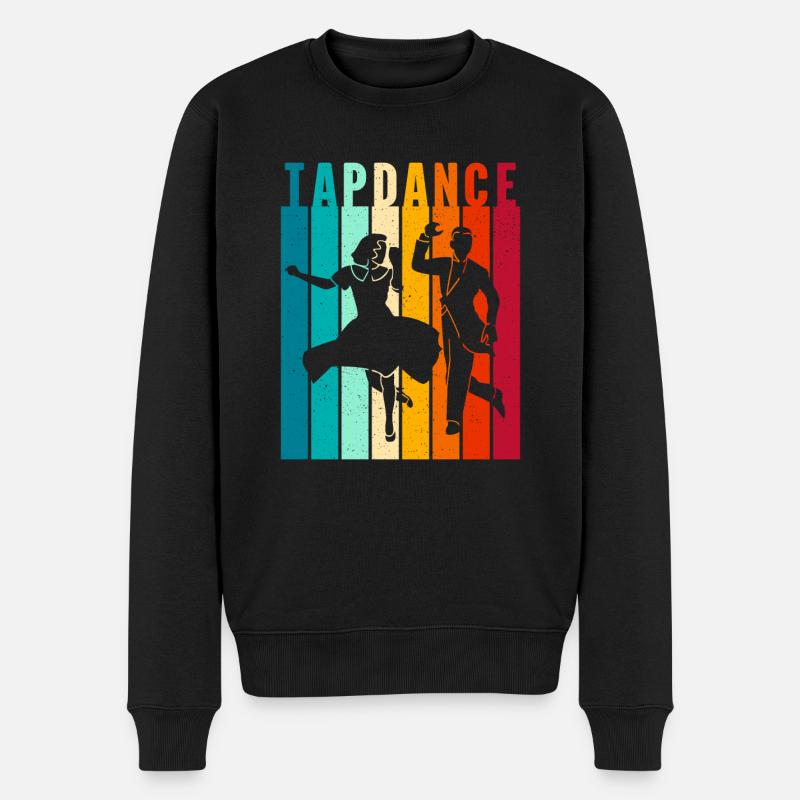 Stepptänzer Stepptanzschuhe Stepptanzlehrer - Männer Premium Bio Pullover - Schwarz