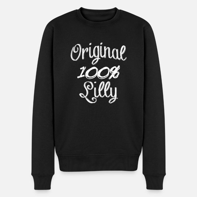 Original 100% Lilly - Pull Premium bio Homme - noir
