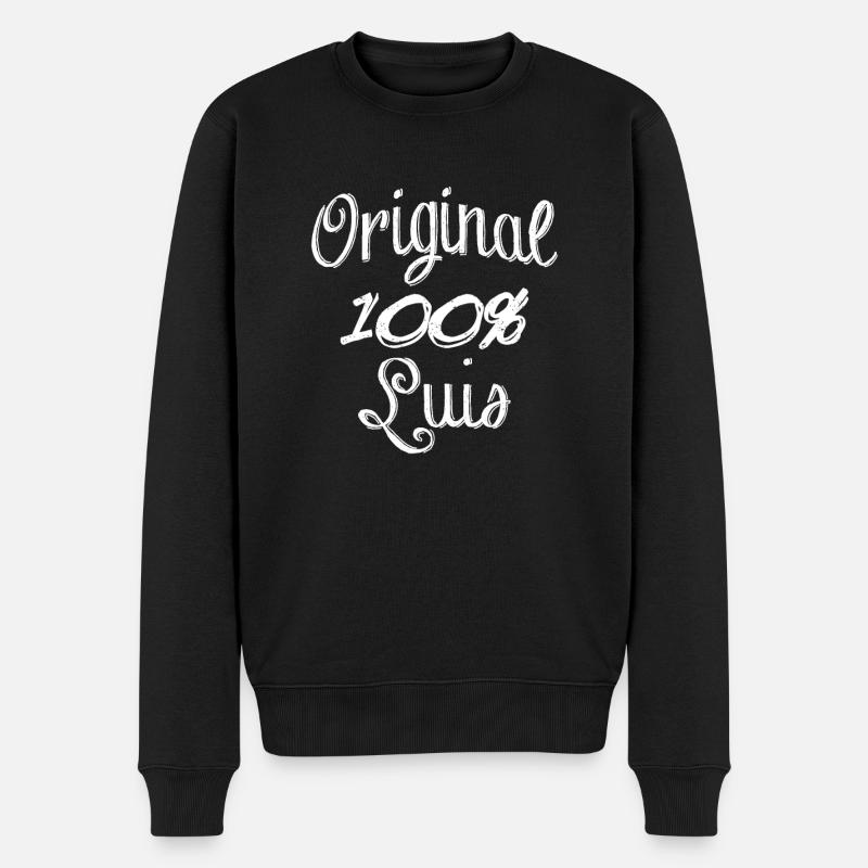 Original 100% Luis - Pull Premium bio Homme - noir