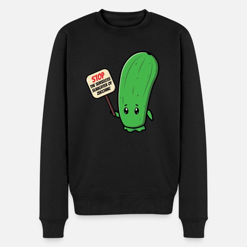 Courgette - Pull Premium bio Homme - noir