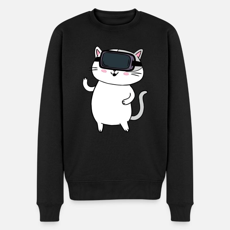 Cadeau VR de réalité virtuelle - Pull Premium bio Homme - noir