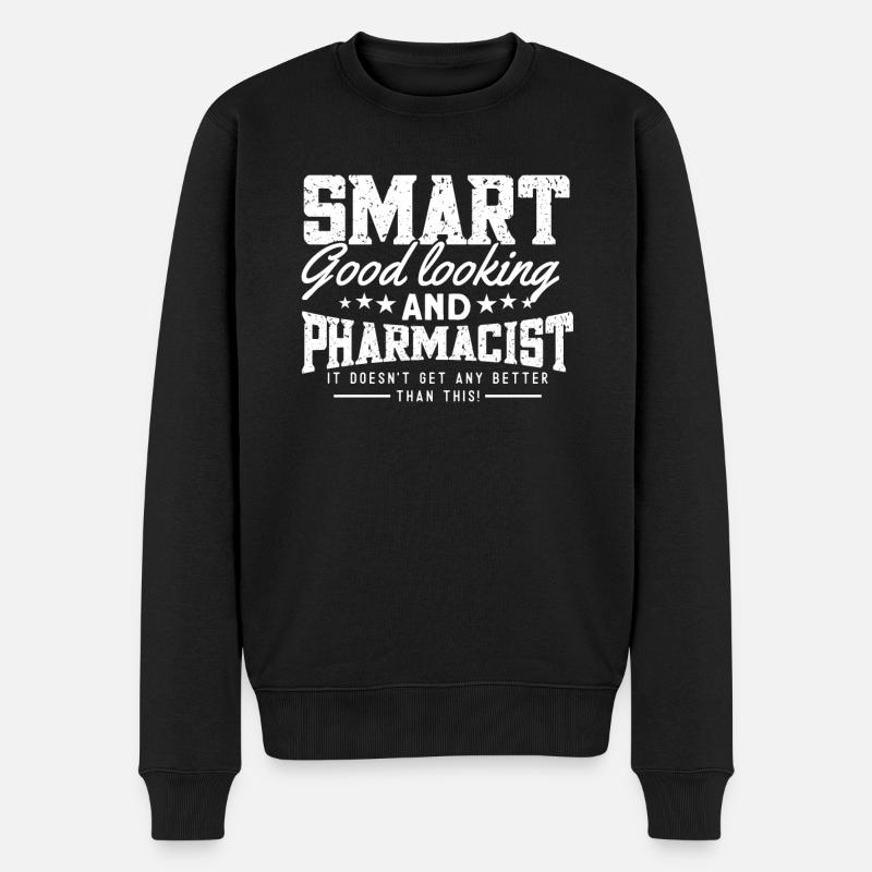 Pharmacien - Pull Premium bio Homme - noir