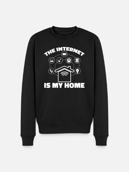 Web Entwickler Webdeveloper Internet - Männer Premium Bio Pullover - Schwarz