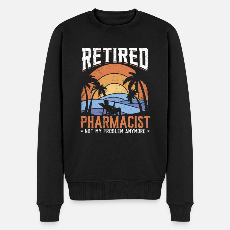 Pharmacien - Pull Premium bio Homme - noir