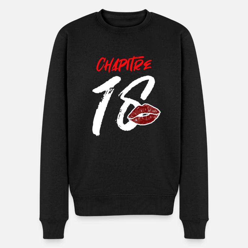 Chapitre 18 - Pull Premium bio Homme - noir
