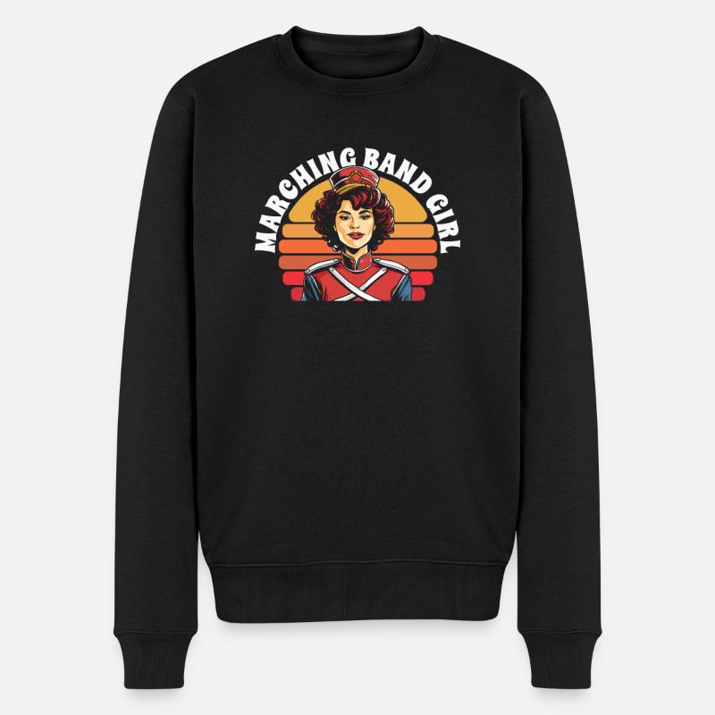 Fanfahrenzug Spielmannszug - Männer Premium Bio Pullover - Schwarz