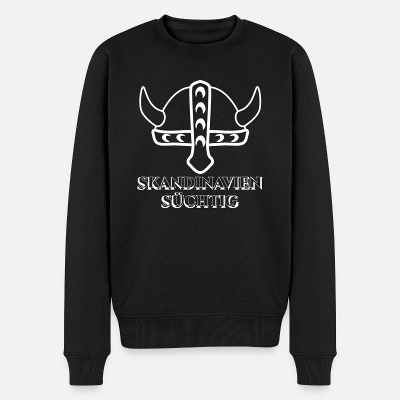 Vikings scandinaves - Pull Premium bio Homme - noir