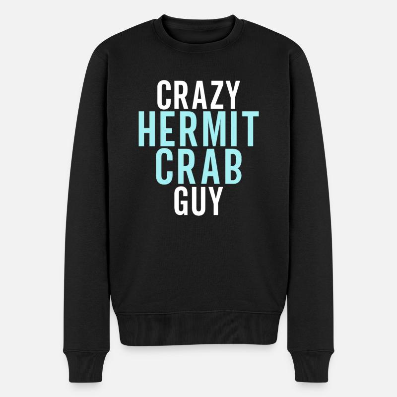 Cadeaux de crabe ermite - Pull Premium bio Homme - noir