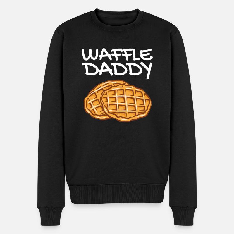 Waffle Daddy - Pull Premium bio Homme - noir