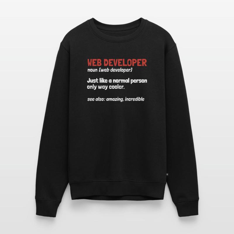 Web Developer Web Developer Definition Men's Premium Organic Jumper