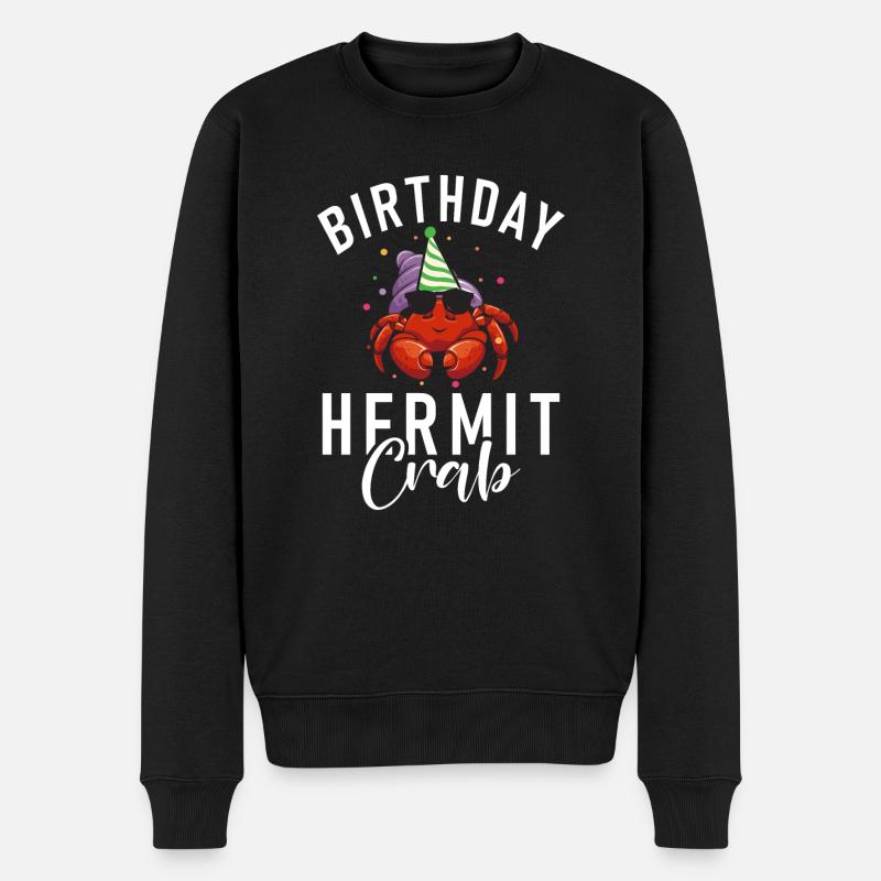 Cadeaux de crabe ermite - Pull Premium bio Homme - noir
