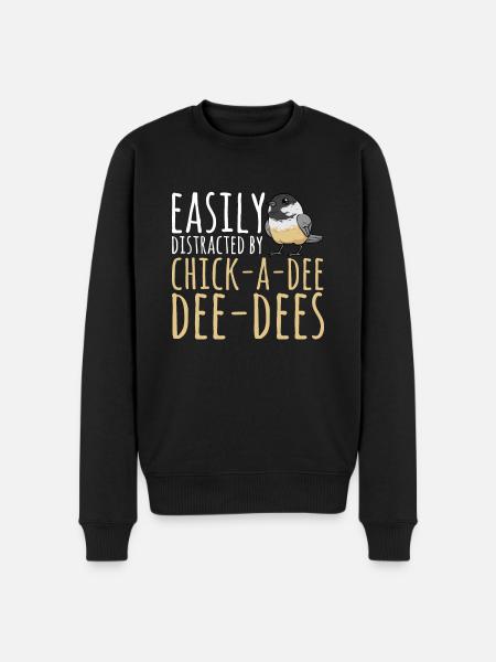 Observation des oiseaux mésanges - Pull Premium bio Homme - noir