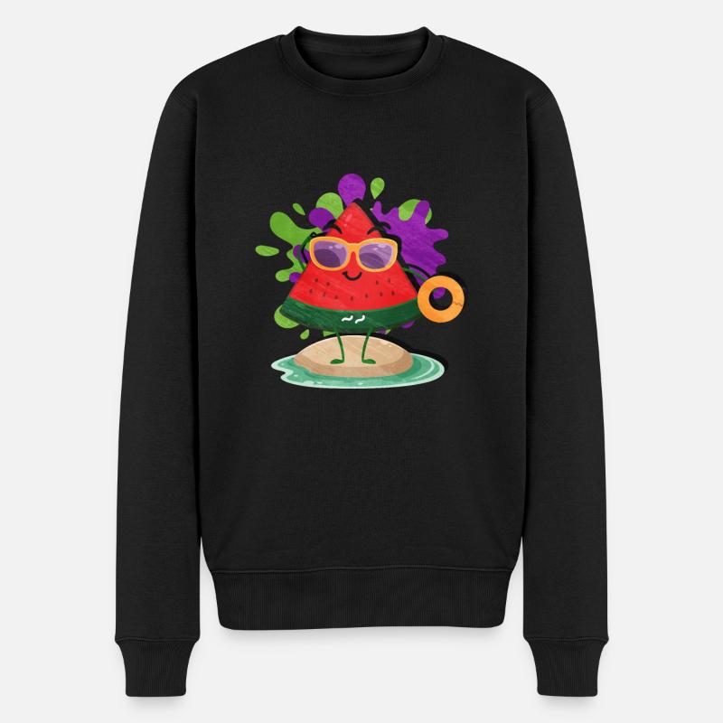 Pastèque - Pull Premium bio Homme - noir