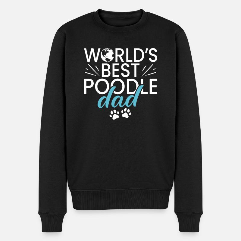 Cadeaux pour caniches - Pull Premium bio Homme - noir
