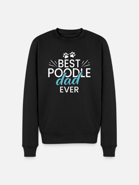 Cadeaux Caniche - Pull Premium bio Homme - noir