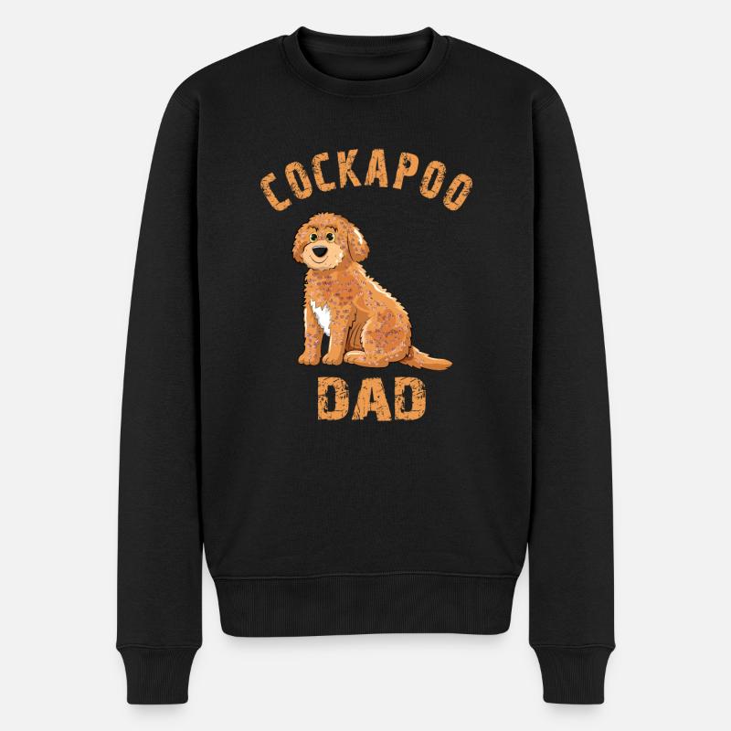 Cockapoo Dad - Men's Premium Organic Jumper - black