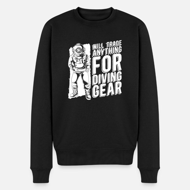 Plongeurs Plongée commerciale - Pull Premium bio Homme - noir