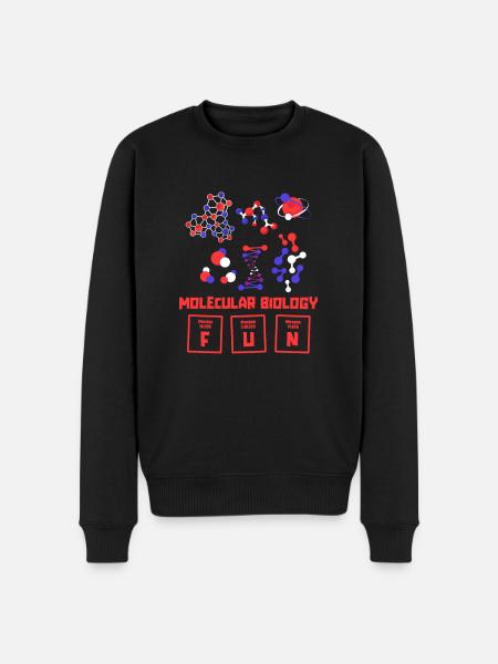 Biology Biologist Molecules Molecular Biologist - Men's Premium Organic Jumper - black