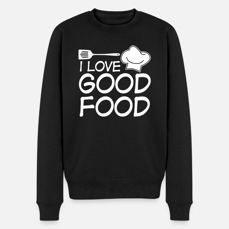 Restaurant bonne cuisine - Pull Premium bio Homme - noir