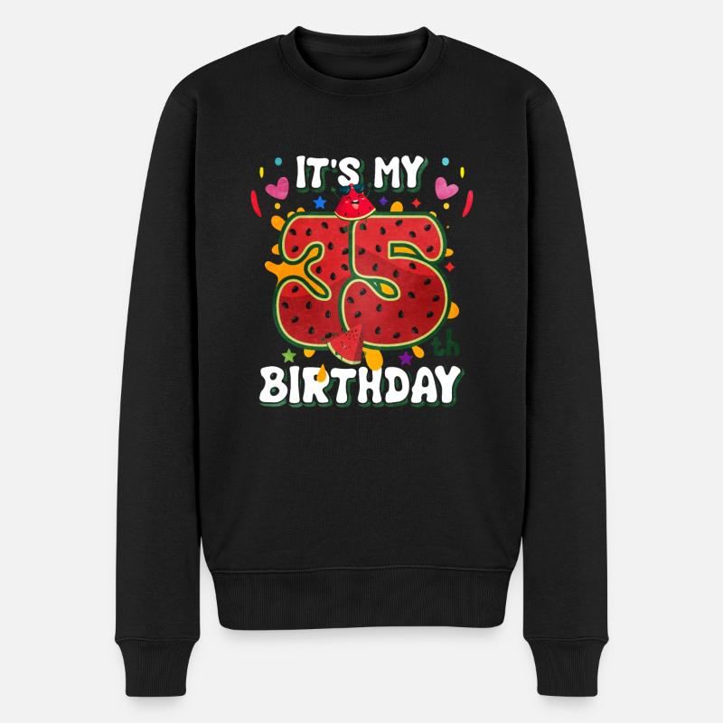 35e anniversaire Pastèque - Pull Premium bio Homme - noir