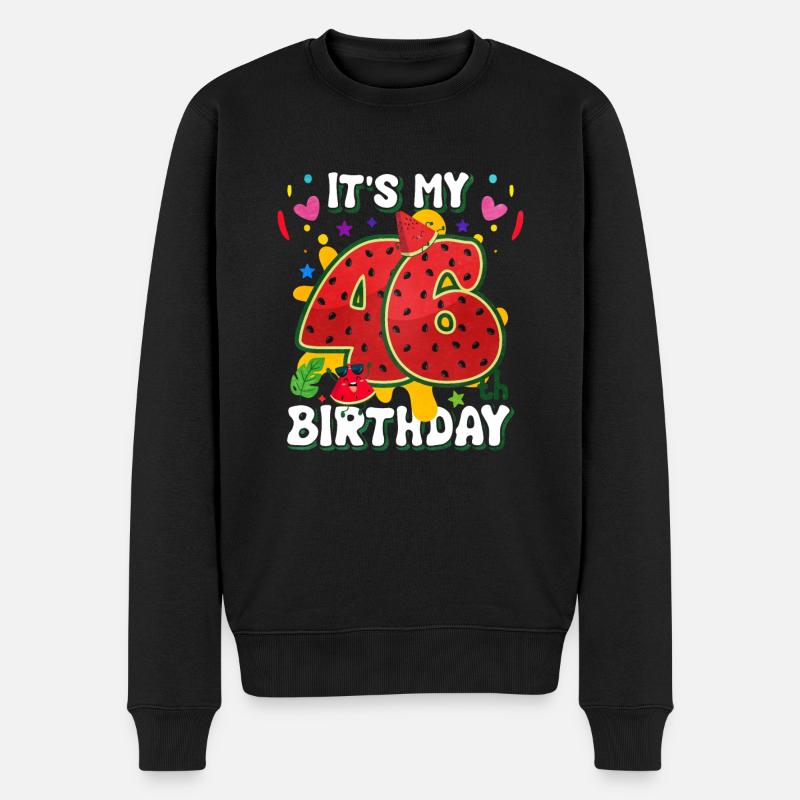 46e anniversaire Pastèque - Pull Premium bio Homme - noir