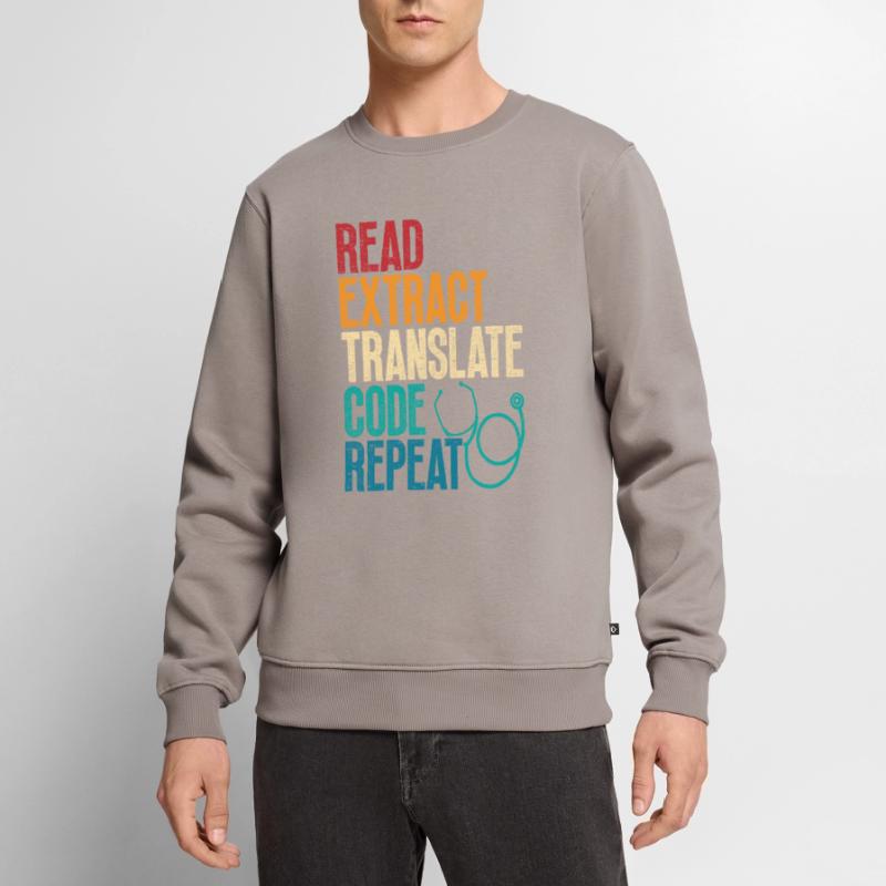 Coding Specialist Medical Encoder Men's Premium Organic Jumper