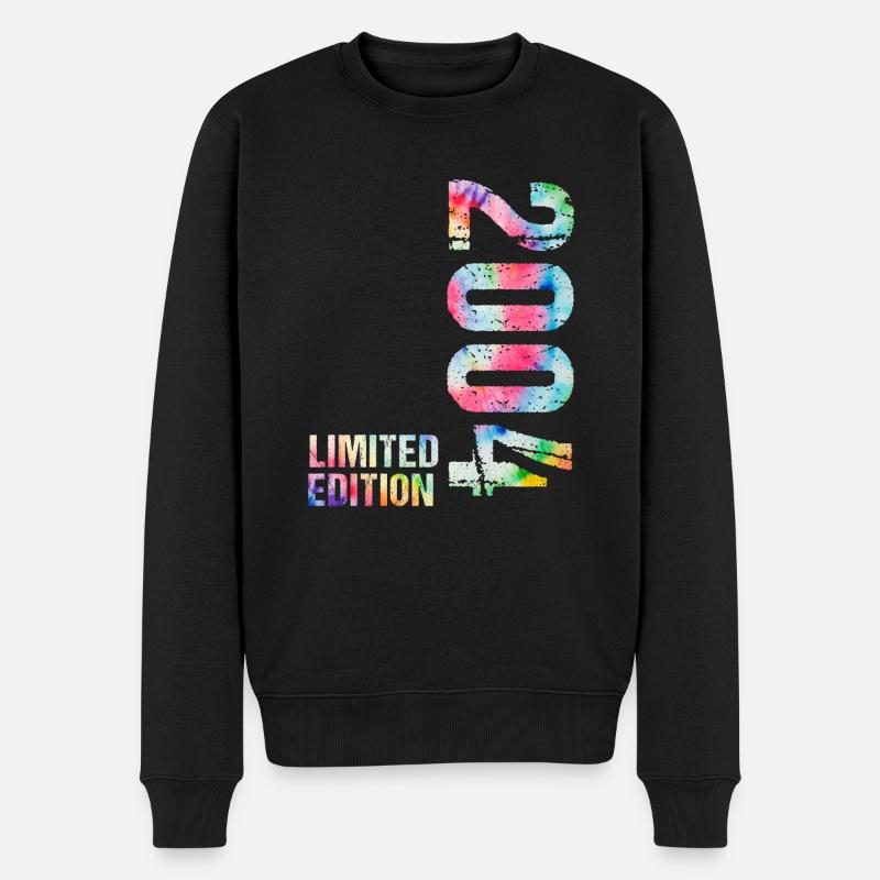 18 JAHRE 18. GEBURTSTAG LIMITED EDITION 2004 - Männer Premium Bio Pullover - Schwarz