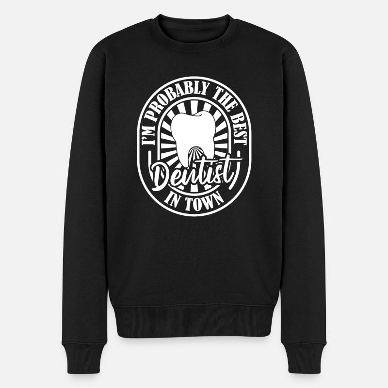 Zahnarzt Dentiste - Pull Premium bio Homme - noir