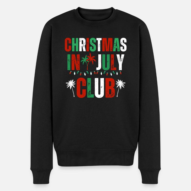 Noël en juillet, Noël-été - Pull Premium bio Homme - noir